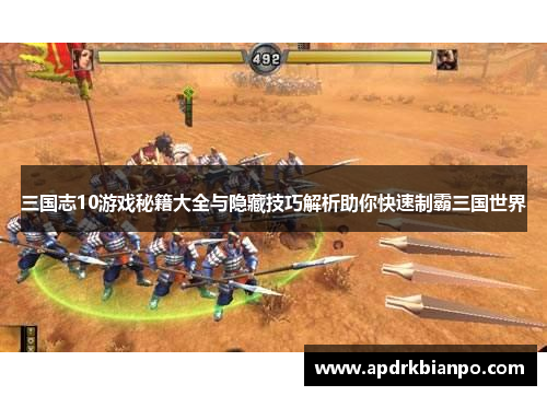 三国志10游戏秘籍大全与隐藏技巧解析助你快速制霸三国世界